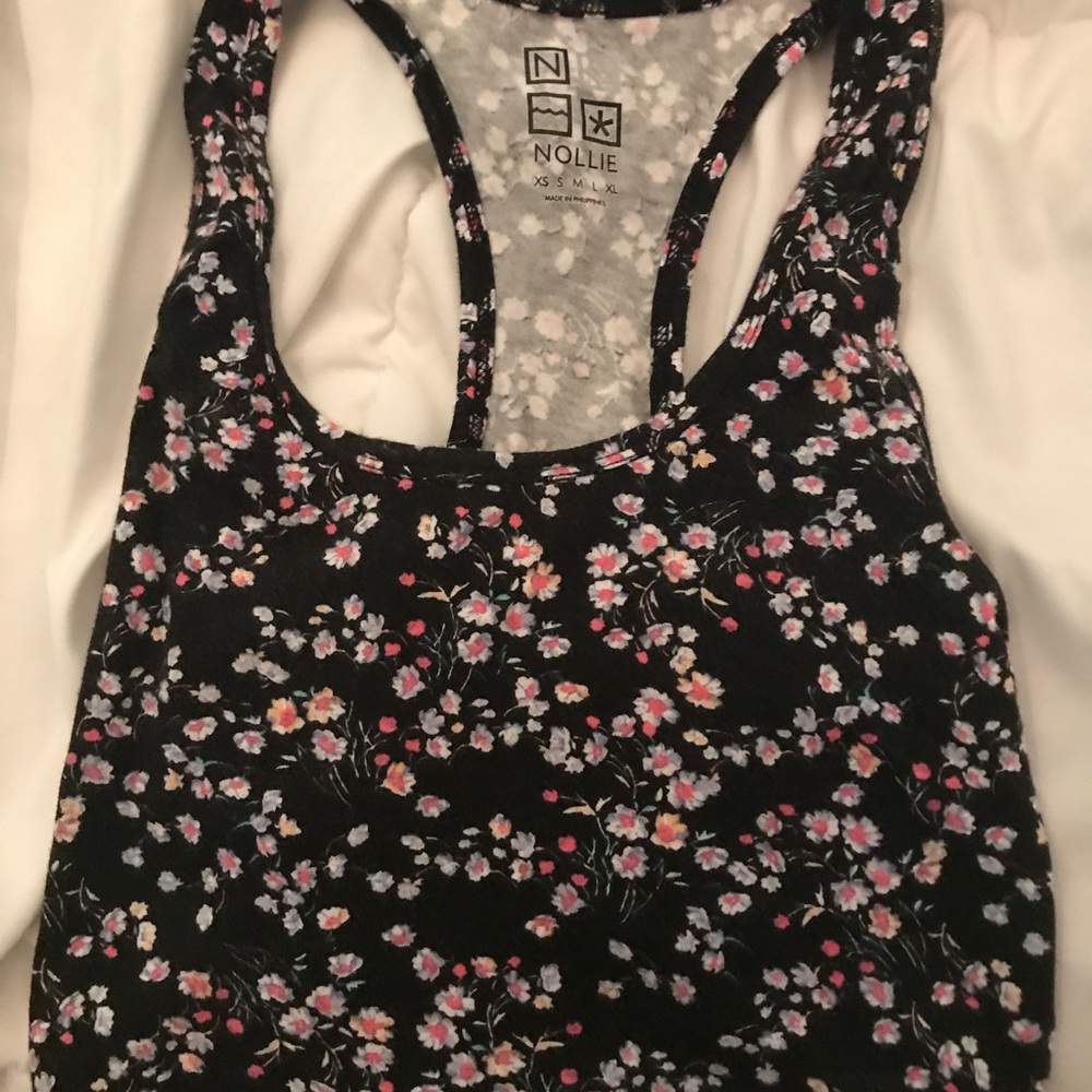 Floral crop top